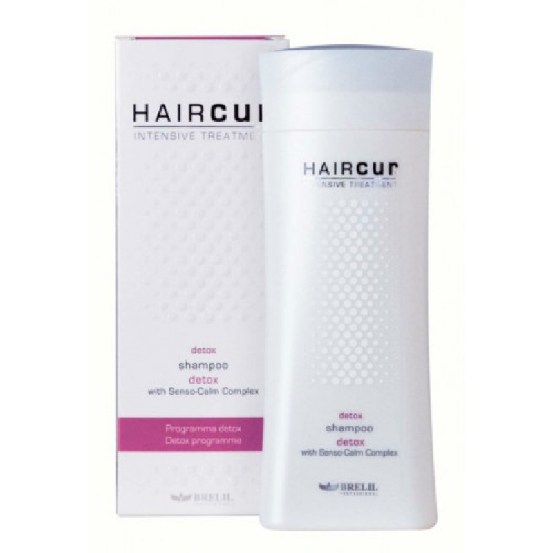 Шампунь для детоксикации волос-Brelil Hair Cur Detox Shampoo